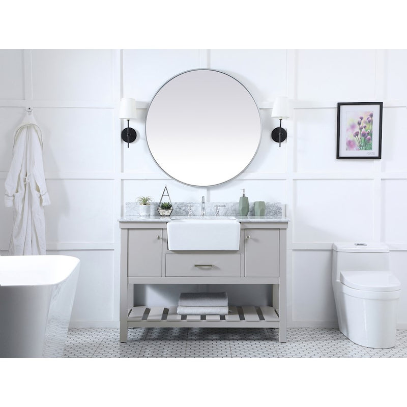 Elegant Kitchen/Bath Clement 48" Single Bathroom Vanity, Grey
