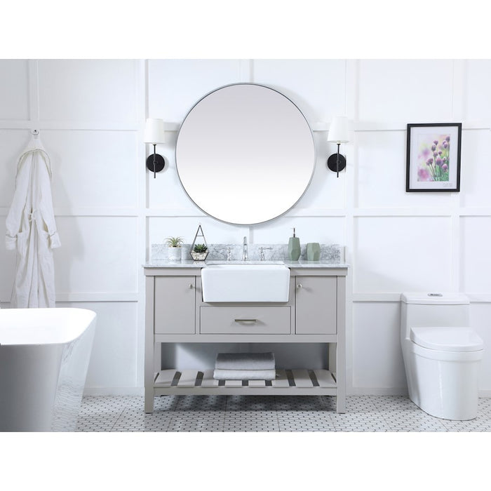 Elegant Kitchen/Bath Clement 48" Single Bathroom Vanity, Grey