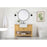 Elegant Clement 48" Single Bathroom Vanity, Grey/Backsplash