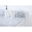 Elegant Clement 48" Single Bathroom Vanity, White/Backsplash