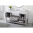 Elegant Kitchen/Bath Clement 60" Single Bathroom Vanity, Black