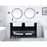 Elegant Kitchen/Bath Clement 60" Single Bathroom Vanity, Blue