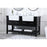 Elegant Kitchen/Bath Clement 60" Double Bathroom Vanity, Black