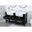 Elegant Kitchen/Bath Clement 60" Double Bathroom Vanity, Black