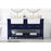 Elegant Kitchen/Bath Clement 60" Double Bathroom Vanity, Blue