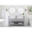 Elegant Kitchen/Bath Clement 60" Double Bathroom Vanity, Driftwood