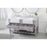Elegant Kitchen/Bath Clement 60" Double Bathroom Vanity, Grey