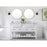 Elegant Kitchen/Bath Clement 60" Single Bathroom Vanity, Driftwood