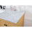 Elegant Clement 60" Single Bathroom Vanity, Natural Wood