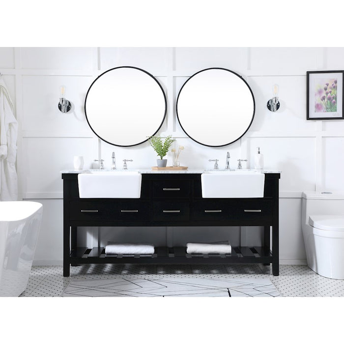 Elegant Kitchen/Bath Clement 60" Single Bathroom Vanity, White