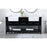 Elegant Kitchen/Bath Clement 72" Double Bathroom Vanity, Black