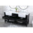 Elegant Kitchen/Bath Clement 72" Double Bathroom Vanity, Black