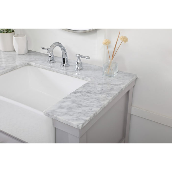 Elegant Kitchen/Bath Clement 72" Double Bathroom Vanity, Grey