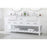 Elegant Kitchen/Bath Clement 72" Double Bathroom Vanity, White