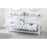 Elegant Kitchen/Bath Clement 72" Double Bathroom Vanity, White