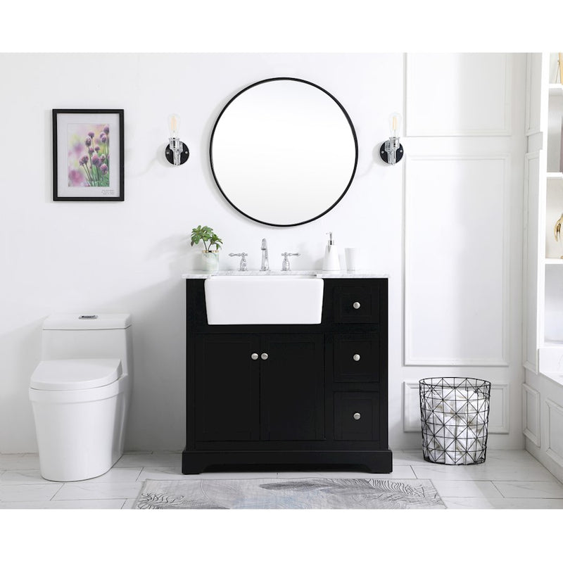 Elegant Kitchen/Bath Clement 72" Double Bathroom Vanity, White