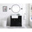 Elegant Kitchen/Bath Franklin 36" Single Bathroom Vanity, Black
