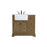 Elegant Kitchen/Bath Franklin 36" Single Bathroom Vanity, Driftwood - VF60236DW
