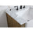 Elegant Kitchen/Bath Franklin 36" Single Bathroom Vanity, Driftwood