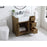 Elegant Franklin 36" Single Bathroom Vanity, Driftwood/Backsplash