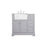 Elegant Kitchen/Bath Franklin 36" Single Bathroom Vanity, Grey - VF60236GR