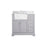 Elegant Franklin 36" Single Bathroom Vanity, Grey/Backsplash - VF60236GR-BS