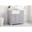 Elegant Franklin 36" Single Bathroom Vanity, Grey/Backsplash