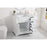 Elegant Kitchen/Bath Franklin 36" Single Bathroom Vanity, White