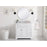 Elegant Kitchen/Bath Franklin 36" Single Bathroom Vanity, White