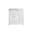 Elegant Franklin 36" Single Bathroom Vanity, White/Backsplash - VF60236WH-BS