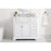 Elegant Franklin 36" Single Bathroom Vanity, White/Backsplash