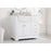 Elegant Franklin 36" Single Bathroom Vanity, White/Backsplash