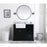 Elegant Kitchen/Bath Franklin 42" Single Bathroom Vanity, Black