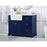 Elegant Franklin 42" Single Bathroom Vanity, Blue/Backsplash