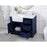 Elegant Franklin 42" Single Bathroom Vanity, Blue/Backsplash
