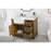 Elegant Kitchen/Bath Franklin 42" Single Bathroom Vanity, Driftwood