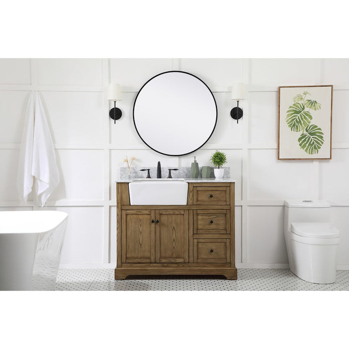 Elegant Kitchen/Bath Franklin 42" Single Bathroom Vanity, Driftwood