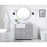 Elegant Kitchen/Bath Franklin 42" Single Bathroom Vanity, Grey