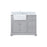 Elegant Franklin 42" Single Bathroom Vanity, Grey/Backsplash - VF60242GR-BS