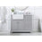 Elegant Franklin 42" Single Bathroom Vanity, Grey/Backsplash