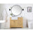 Elegant Franklin 42" Single Bathroom Vanity, Grey/Backsplash