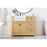 Elegant Franklin 42" Single Bathroom Vanity, Natural Wood