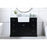 Elegant Franklin 48" Single Bathroom Vanity, Black/Backsplash