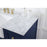 Elegant Kitchen/Bath Franklin 48" Single Bathroom Vanity, Blue