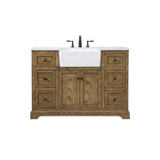Elegant Kitchen/Bath Franklin 48" Single Bathroom Vanity, Driftwood - VF60248DW