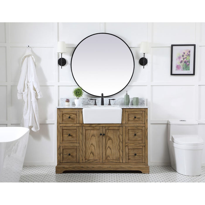 Elegant Kitchen/Bath Franklin 48" Single Bathroom Vanity, Driftwood