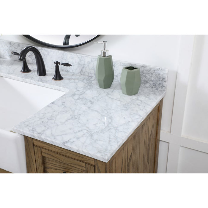 Elegant Franklin 48" Single Bathroom Vanity, Driftwood/BS