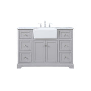Elegant Kitchen/Bath Franklin 48" Single Bathroom Vanity, Grey - VF60248GR