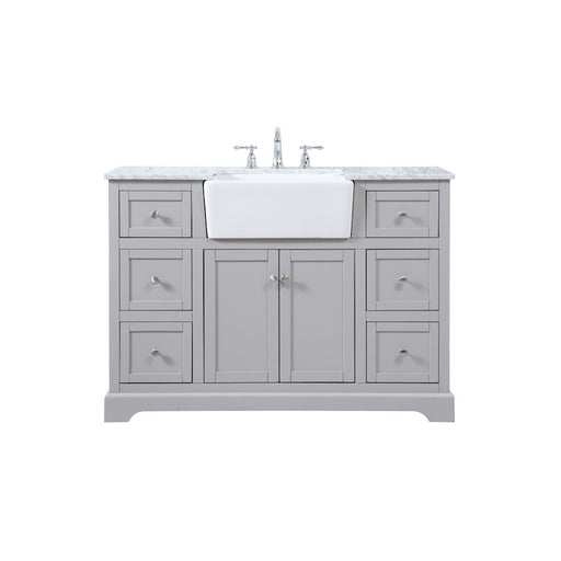 Elegant Kitchen/Bath Franklin 48" Single Bathroom Vanity, Grey - VF60248GR