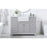 Elegant Kitchen/Bath Franklin 48" Single Bathroom Vanity, Grey